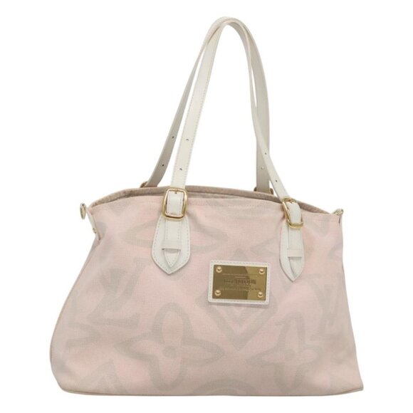 LOUIS VUITTON Cruise Line Tai Sienne PM Bag Canvas Pink M95672 LV Auth 118759BRA - Picture 1 of 16